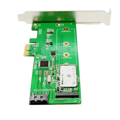 PCIe TO M.2(NGFF)+1SATA6G(Hybrid HDD/SSD Hybrid HDD M.2 SATA SDD Controller card